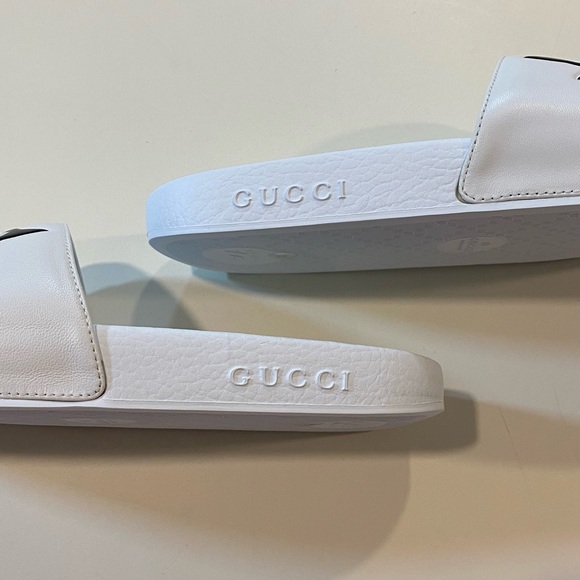 Gucci Cat Logo Pursuit Slip On Slide Sandal - Picture 8 of 15